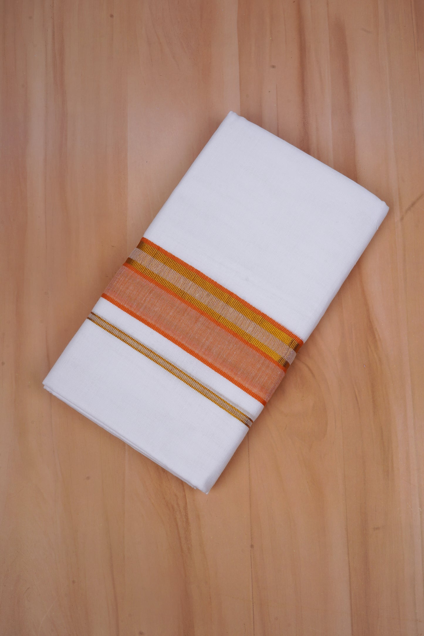 FCD-531 W/D DHOTI 3.80 MTR-Light Orange