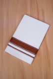 FCD-598 W/D DHOTI 3.80 MTR - Dark Maroon
