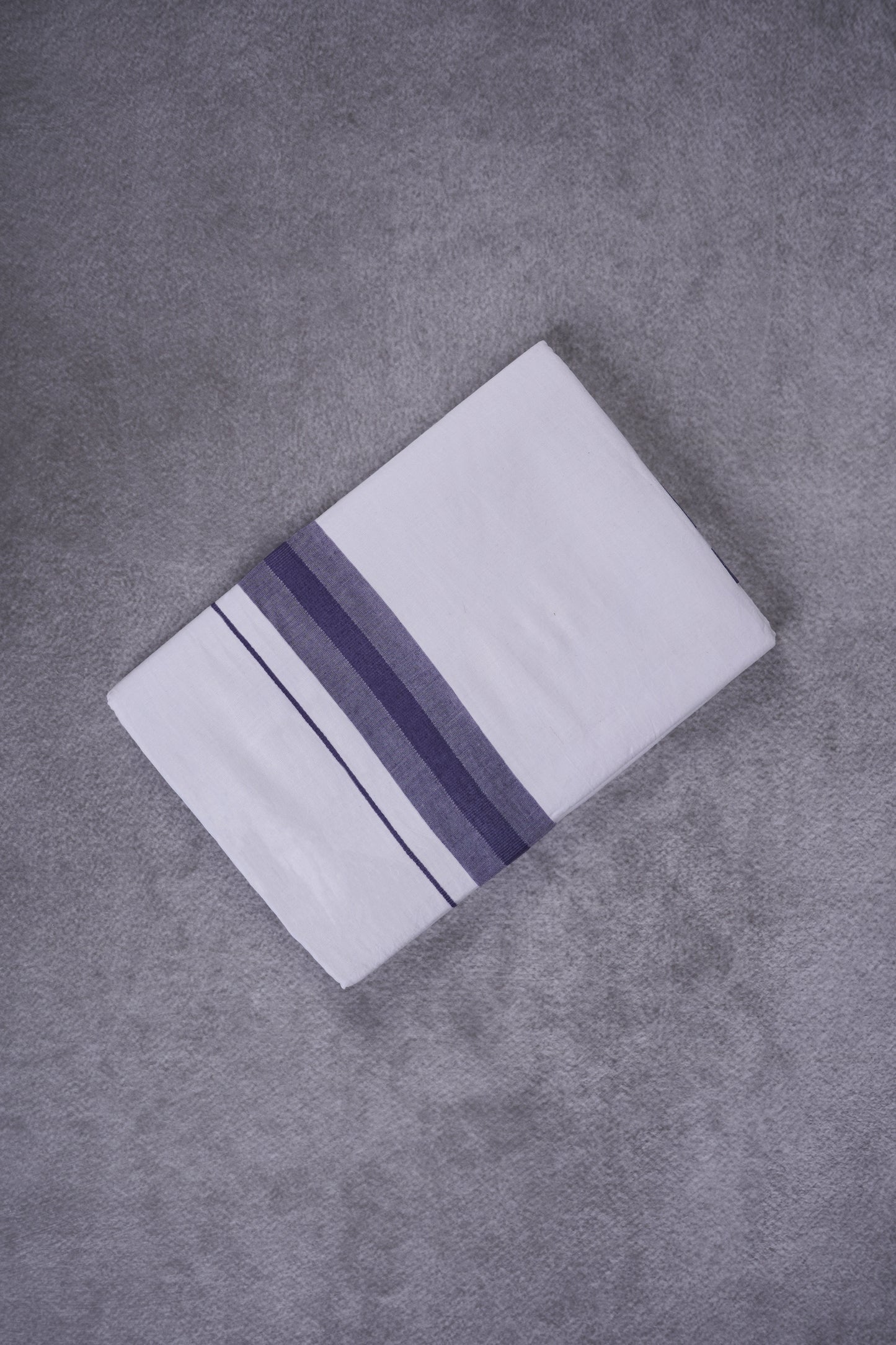 KERALOOM FINISH COTTON 326 W/D DHOTI 3.80 MTR - Light Violet