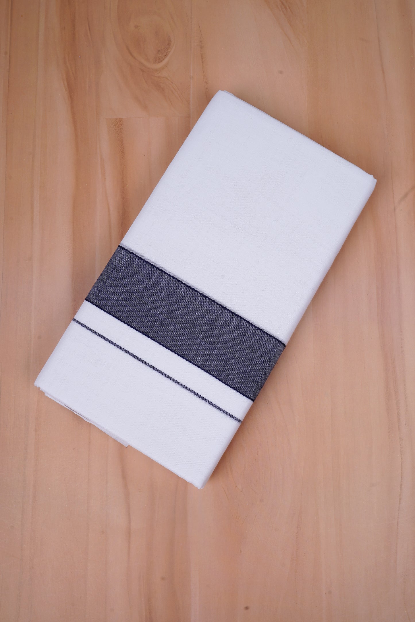 FCD-39 W/D DHOTI 4.00 MTR- Dark Blue