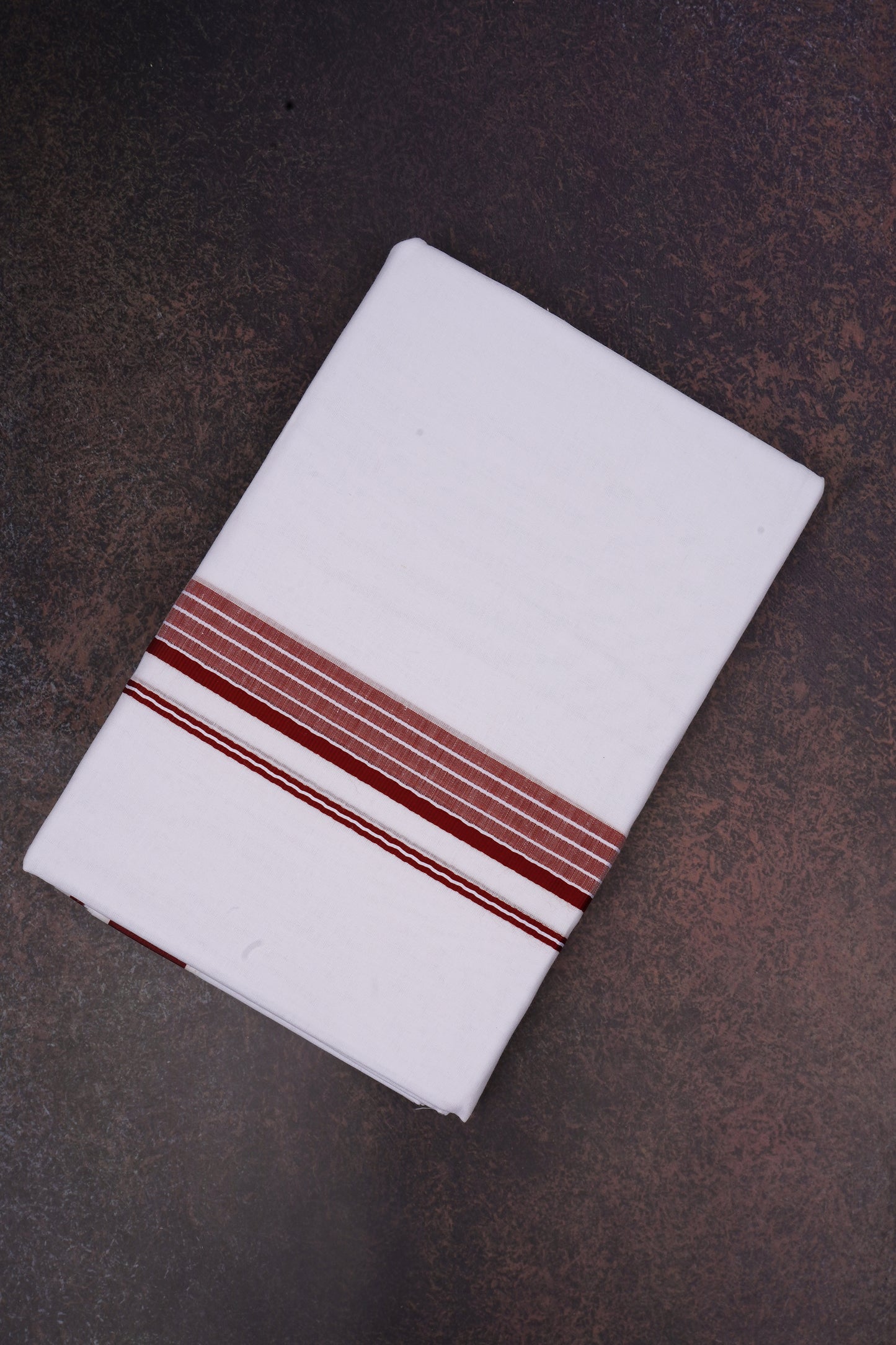 FD-133 W/D DHOTI 3.80 MTR-Dark maroon