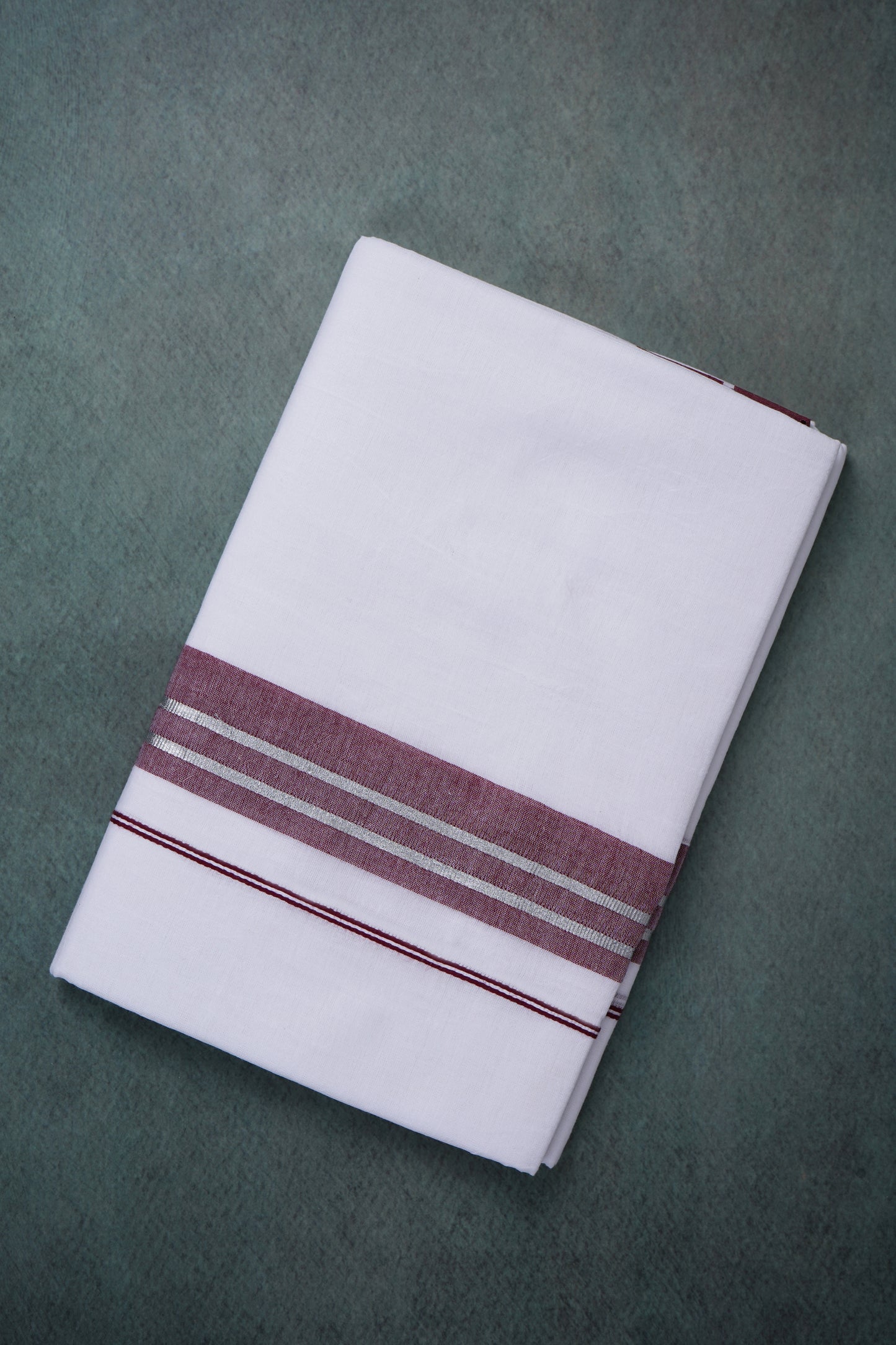 FCD-574 W/D DHOTHIE 3.80 MTR-DARK MAROON