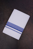 FD-133 W/D DHOTI 3.80 MTR-Blue