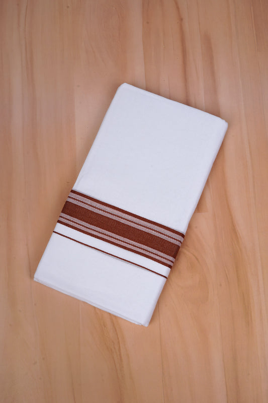 FCD-416 W/D DHOTI 3.80 MTR - Brown