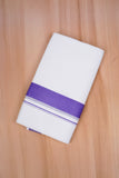 FCD-381 W/D DHOTI 3.80 MTR - Purple