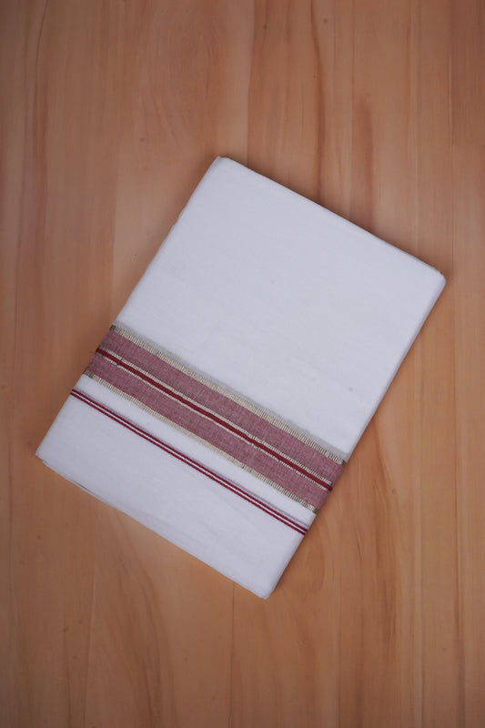 FCD-477 W/D DHOTI 3.80 MTR - Dark Pink