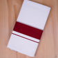 FCD-333 W/D DHOTI 3.80 MTR- Red