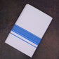 FD-116 W/D DHOTI 3.80 MTR-Blue