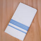 FCD-69 W/D DHOTI 3.80 MTR-L Blue