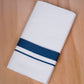 FCD-75 W/D DHOTI 3.80 MTR- Dark Blue