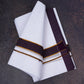 FD-200 W/D DHOTI 3.80 MTR-Dark Maroon