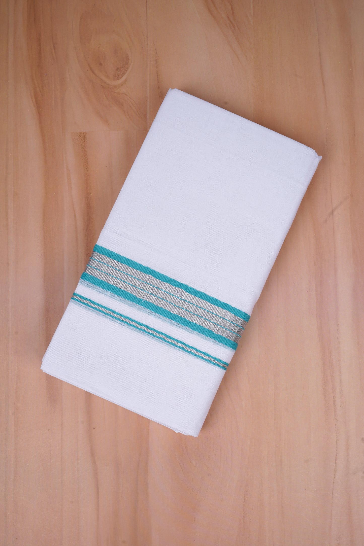 FCD-565 W/D DHOTI 3.80 MTR - Light Blue