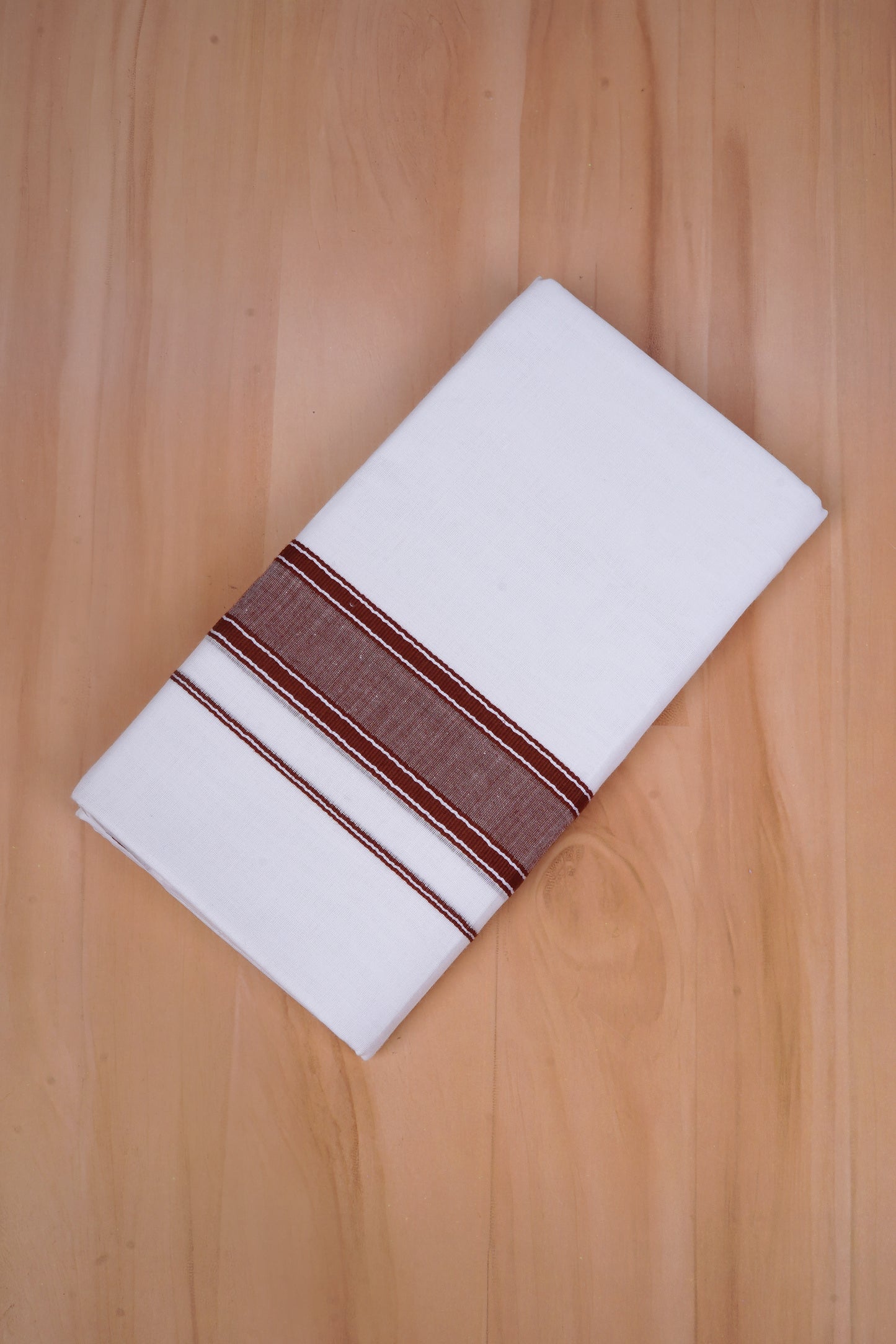 FCD-527 W/D DHOTI 3.80 MTR-Dark brown