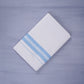 KERALOOM FINISH COTTON 331 W/D DHOTI 3.80 MTR - Sky Blue