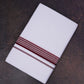 FD-133 W/D DHOTI 3.80 MTR-Dark maroon