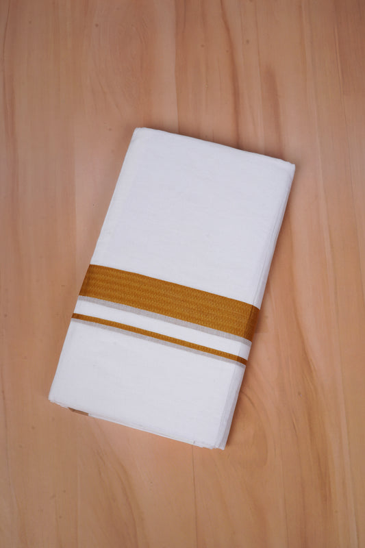 FCD-75 W/D DHOTI 3.80 MTR- Gold Yellow