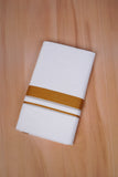 FCD-75 W/D DHOTI 3.80 MTR- Gold Yellow