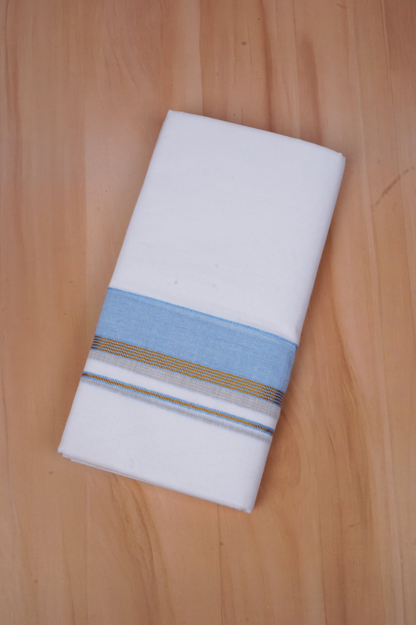 FCD-524 W/D DHOTI 3.80 MTR-Sky Blue