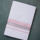 FCD-574 W/D DHOTHIE 3.80 MTR-LIGHT PINK