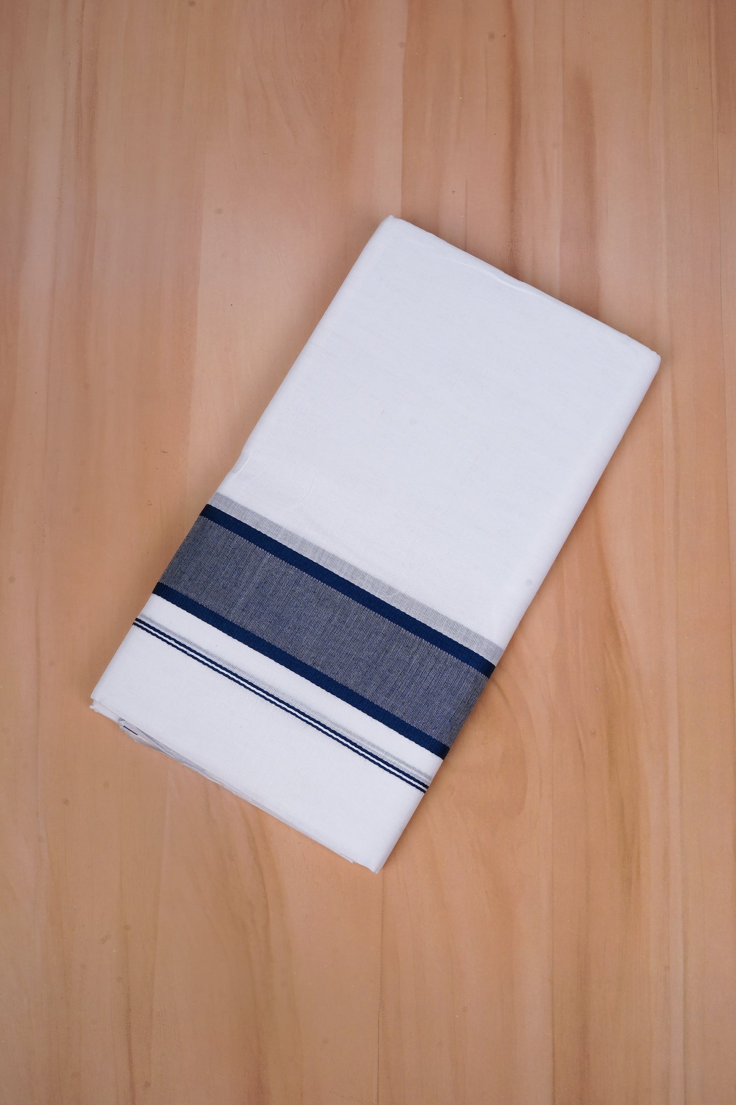 FCD-74 W/D DHOTI 3.80 MTR-Dark Blue