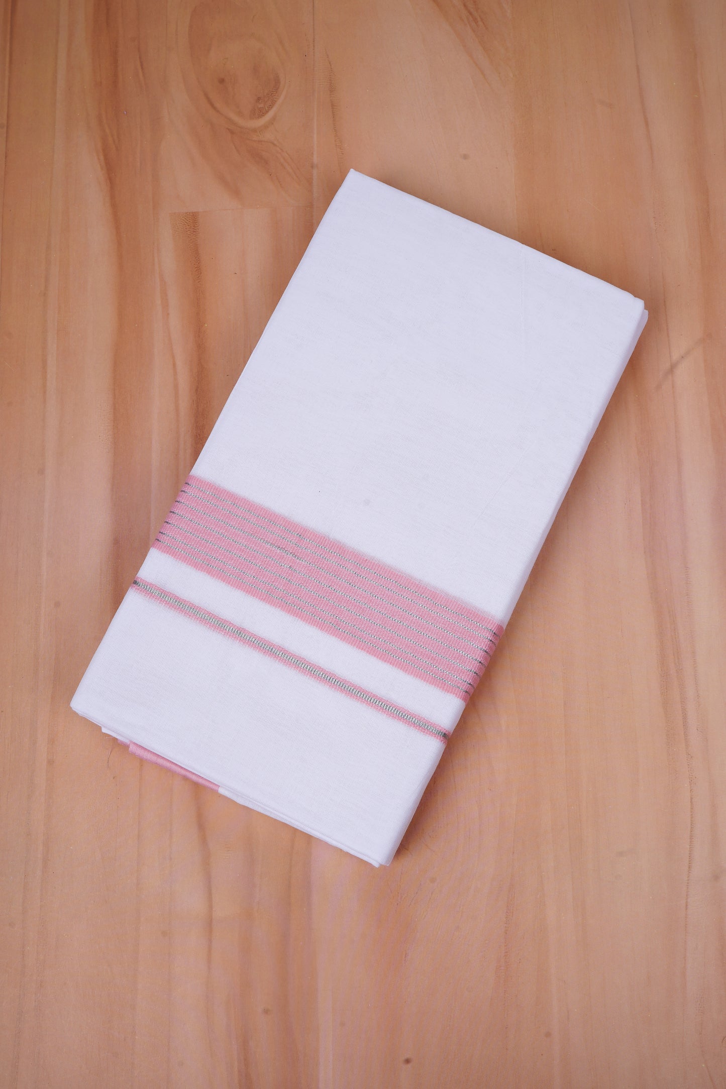 FCD-470 W/D DHOTI 4.00 MTR - Light Pink