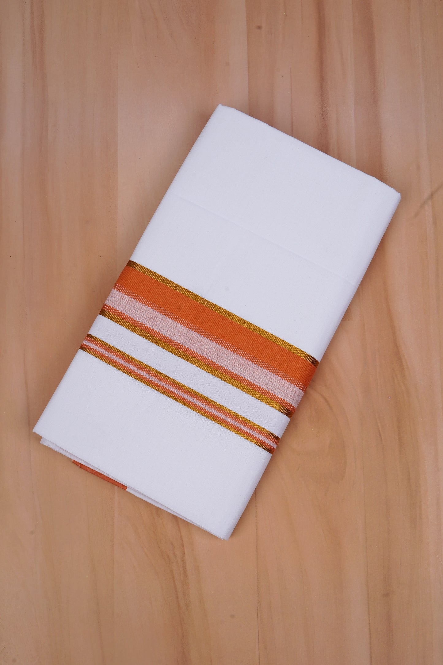 Popular Choice W/S Dhoti 2.00 MTR - Orange