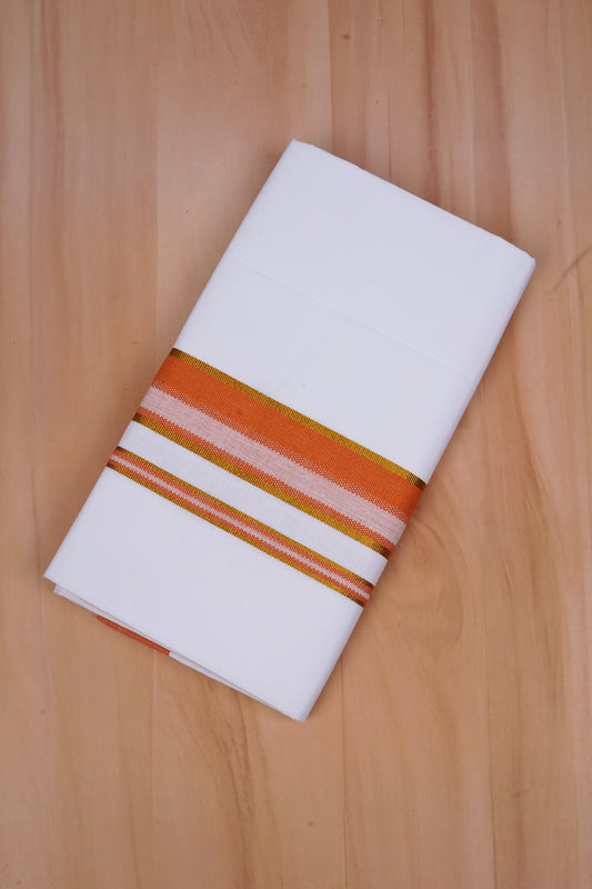Popular Choice W/S Dhoti 2.00 MTR - Orange