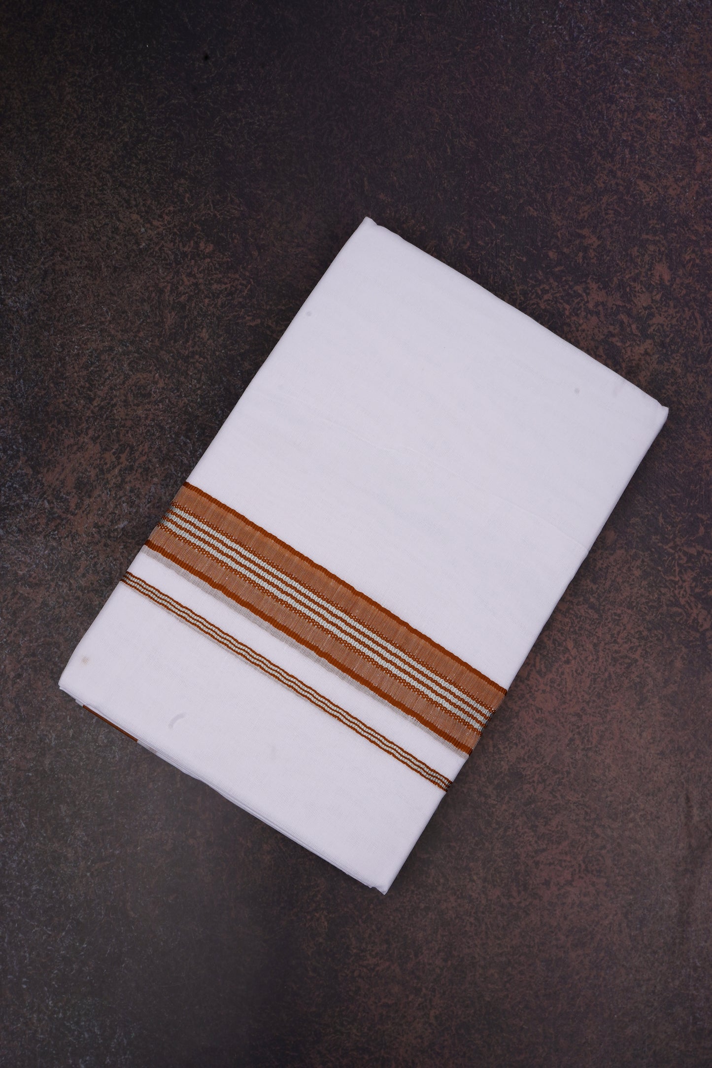 FD-166 W/D DHOTI 3.80 MTR-Brown