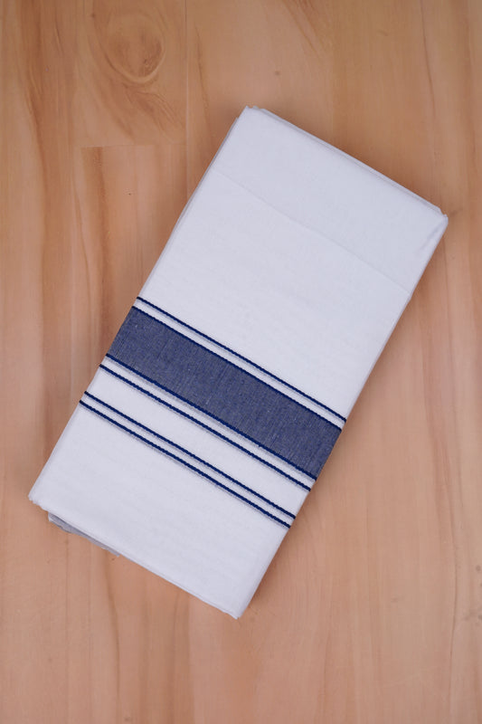 FCD-03 W/D DHOTI 4.00 MTR-Navy Blue