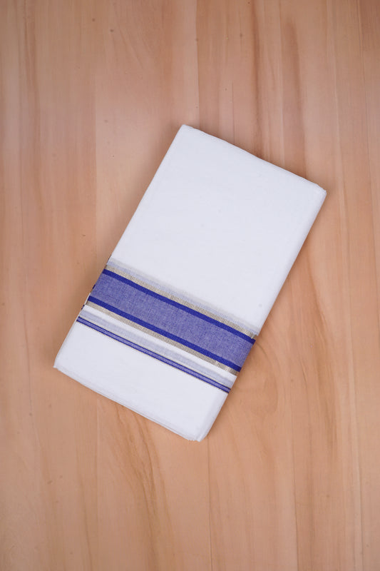 FCD-409 W/D DHOTI 3.80 MTR - Blue
