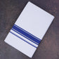 FD-167 W/D DHOTI 3.80 MTR-Navy Blue