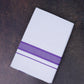 FD-91 W/D DHOTI 3.80 MTR-Purple