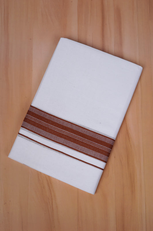 FCD-603 W/D DHOTI 3.80 MTR - Brown