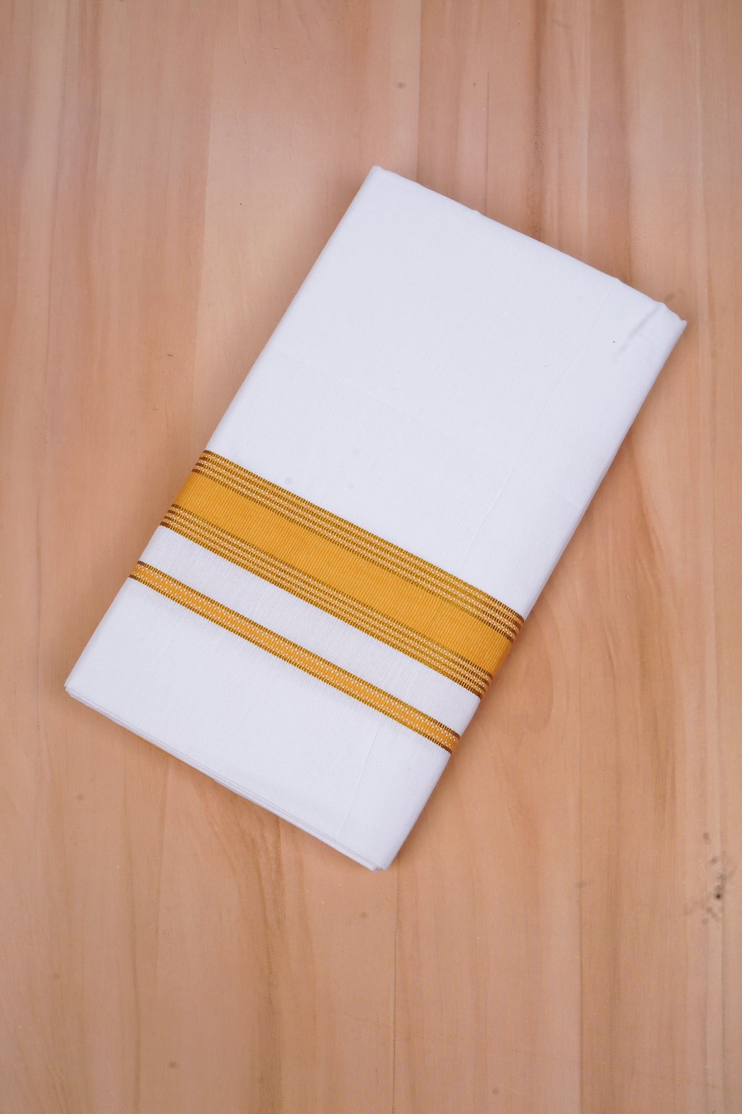 Gold Max W/S Dhoti 2.00 MTR - Mustard