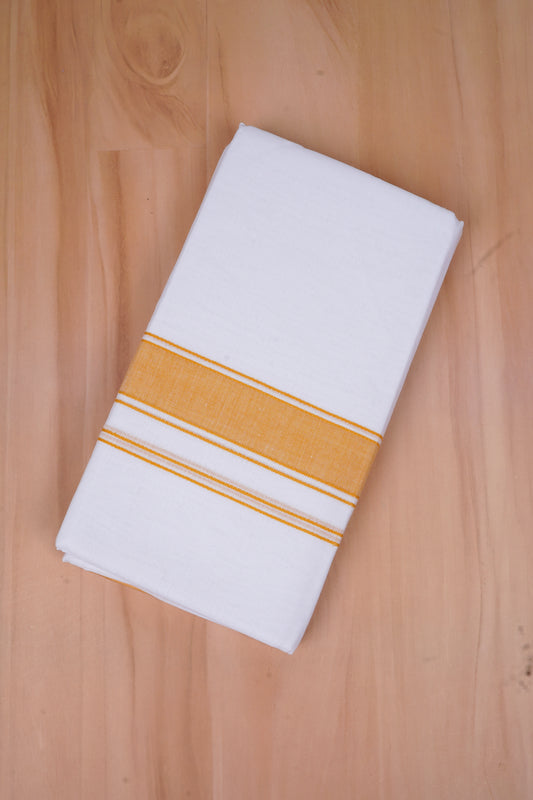 FCD-03 W/D DHOTI 4.00 MTR-Goldyellow