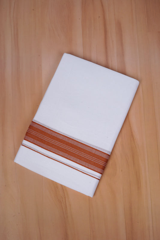 FCD-603 W/D DHOTI 3.80 MTR - bROWN
