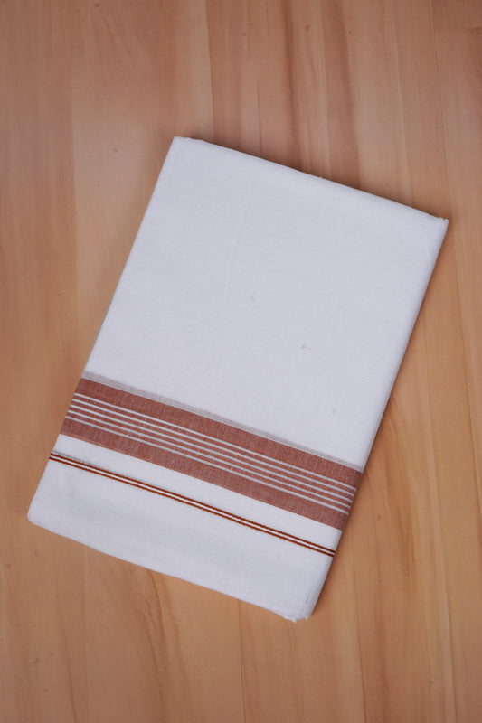FCD-466 W/D DHOTI 3.80 MTR - Brown