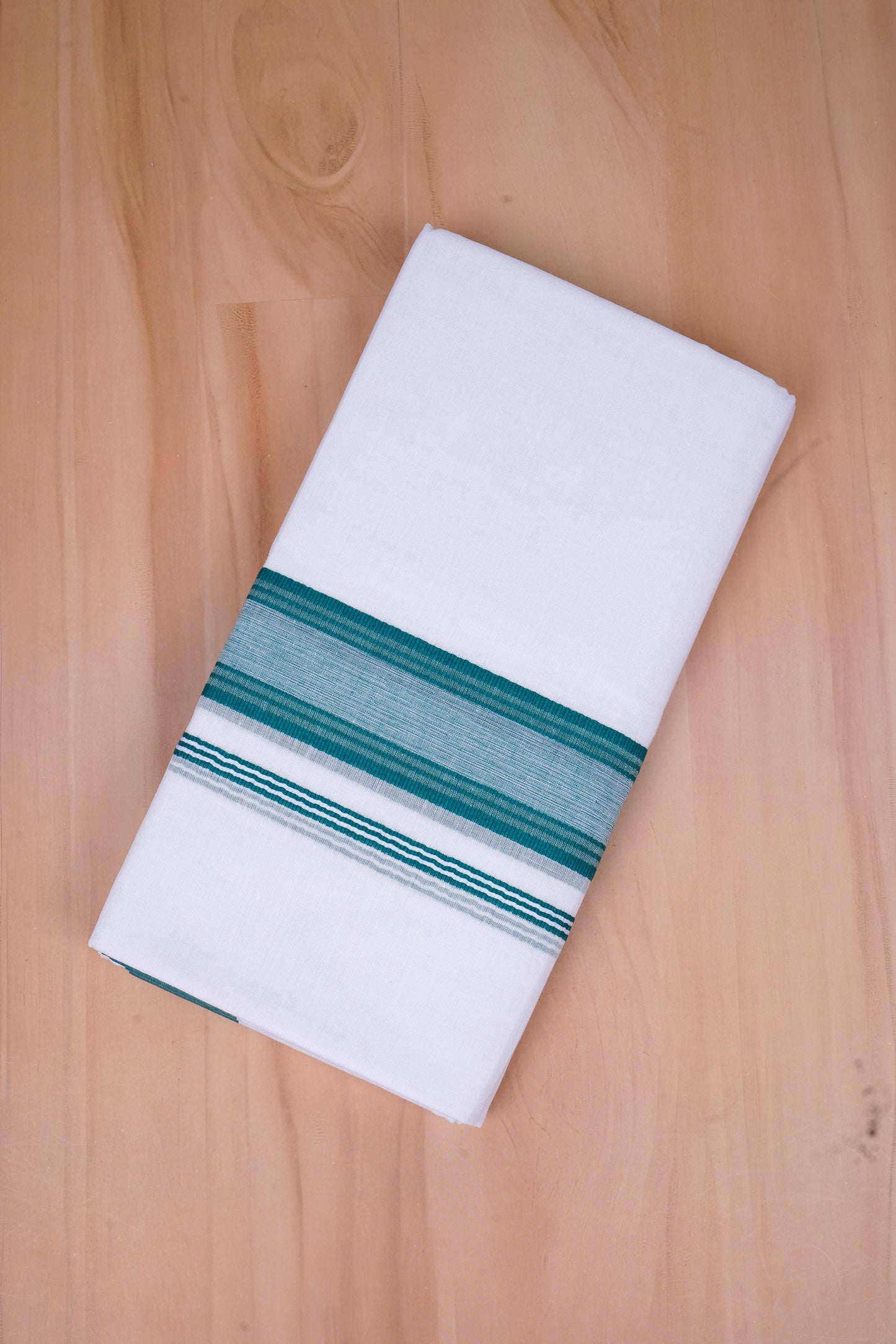 FCD-423 W/D DHOTI 3.80 MTR- Peacock blue