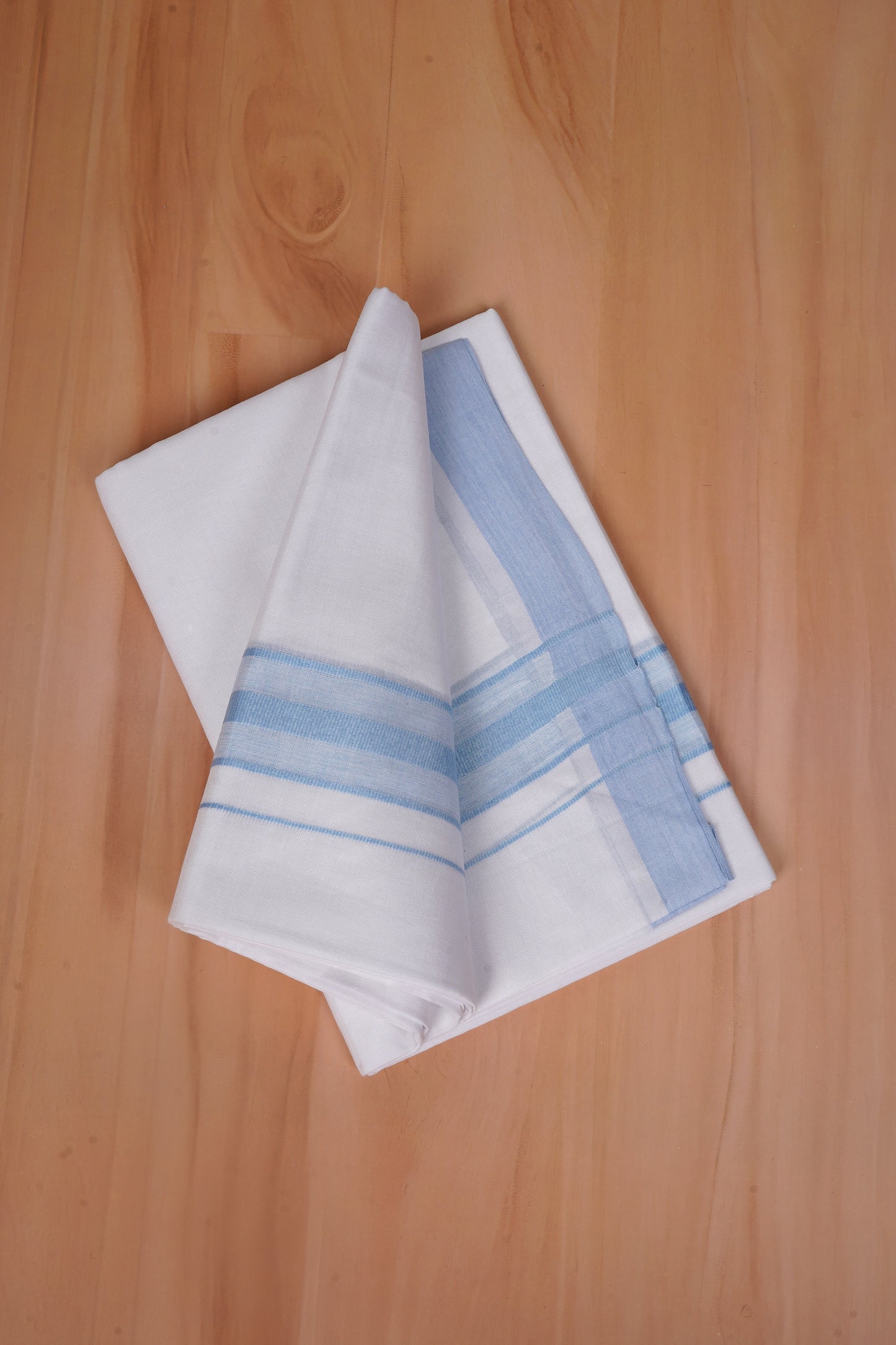 FCD-569 W/D DHOTI 3.80 MTR - Sky Blue