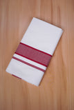 FCD-86 W/D DHOTI 3.80 MTR- Red