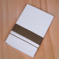 FCD-596 W/D DHOTI 3.80 MTR - Brown