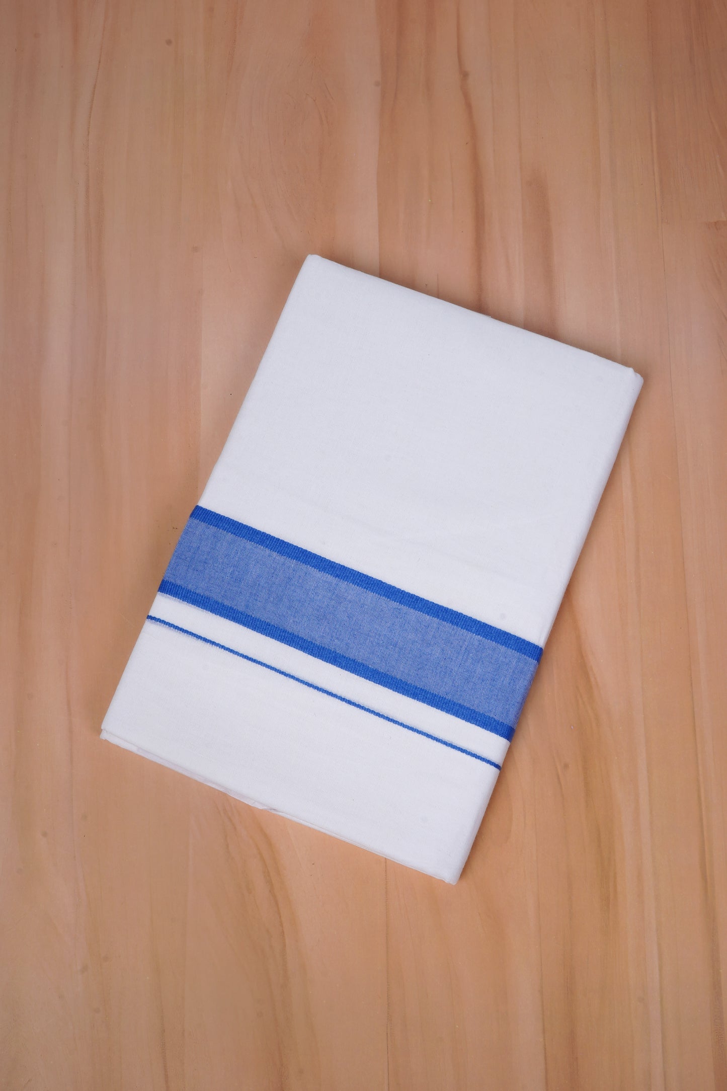FCD-597 W/D DHOTI 3.80 MTR - Blue