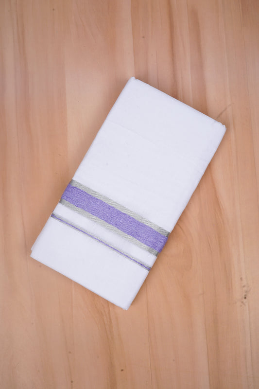 FCD-505 W/D DHOTI 3.80 MTR-Purple