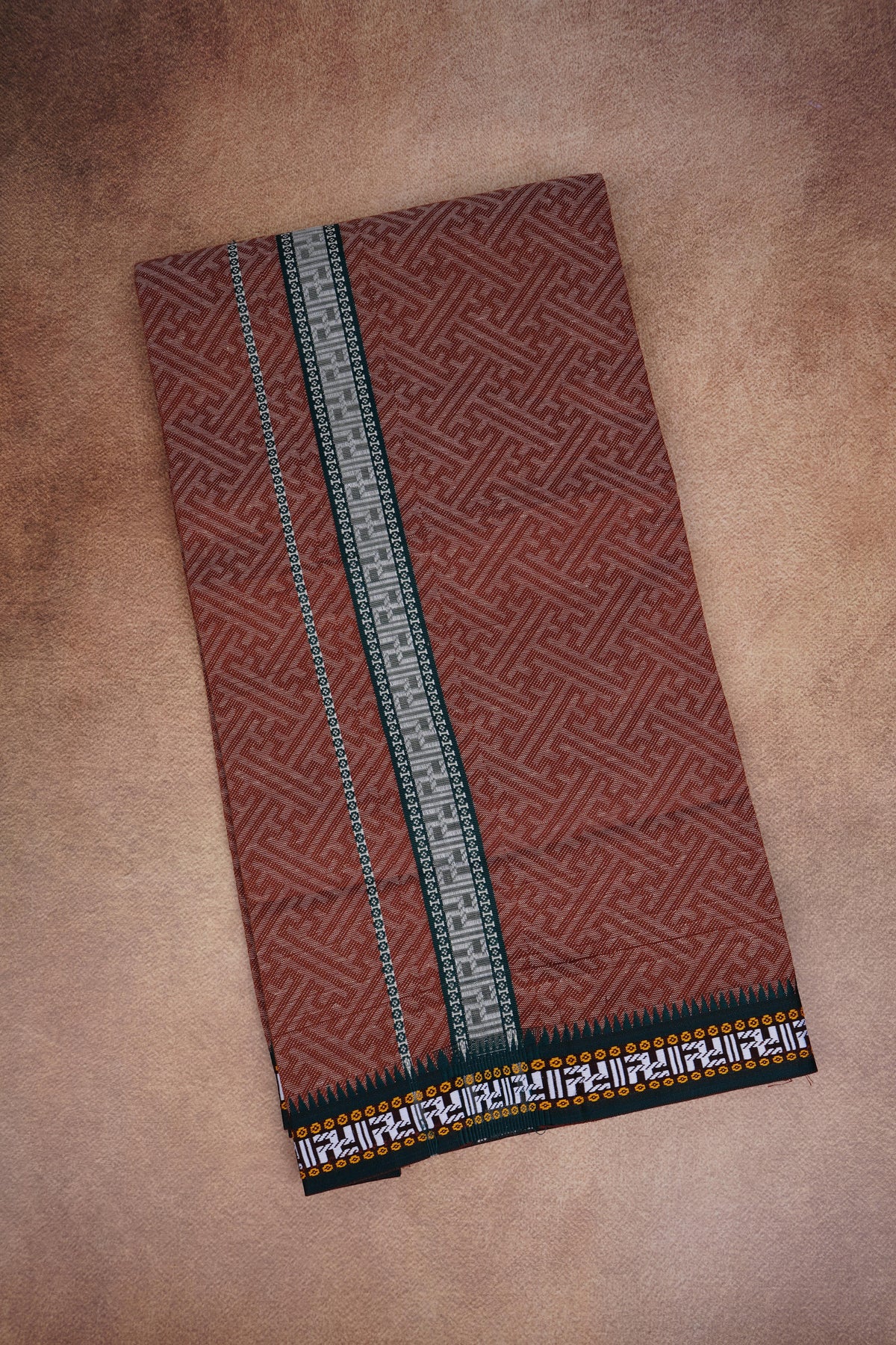 Sulthan Colours Dhoti - Brown
