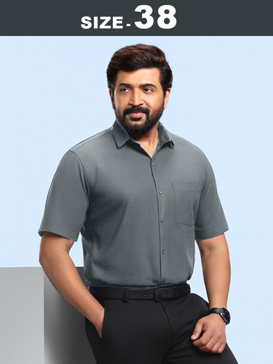 Great MCR Offer Combo Half Sleeve Colour Shirt (Buy 1 get 1 free) - 38 size