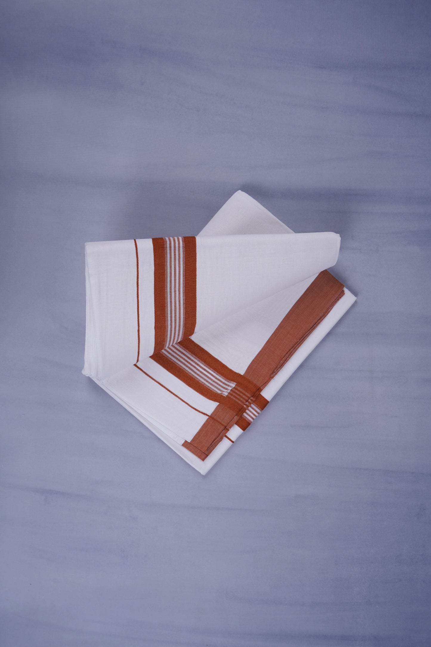 KERALOOM FINISH COTTON 331 W/D DHOTI 3.80 MTR - Brown