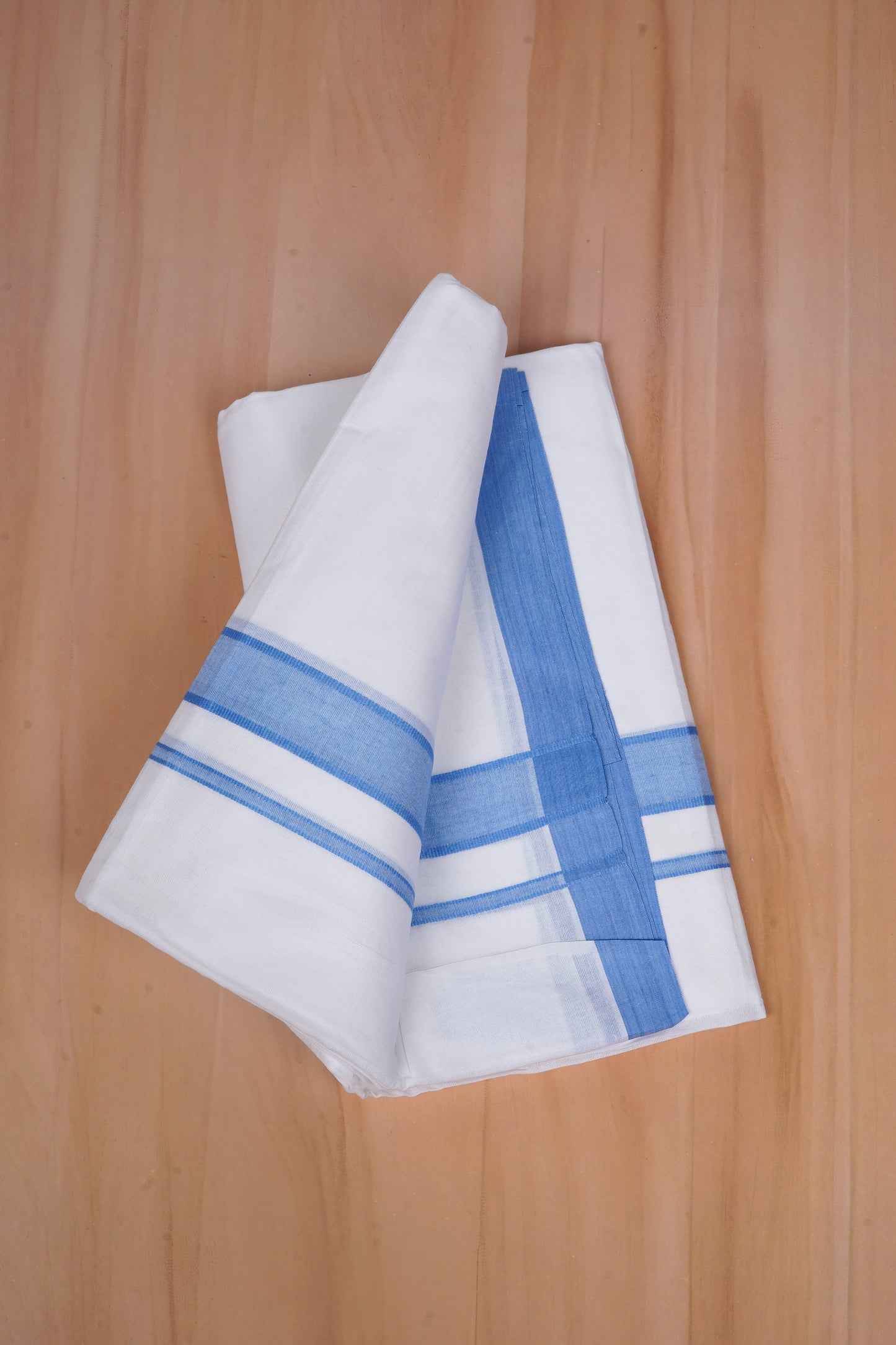 FCD-69 W/D DHOTI 3.80 MTR-L Blue
