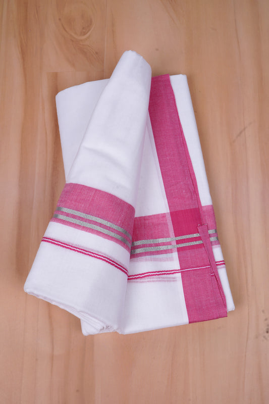 FCD-526 W/D DHOTI 3.80 MTR-Pink