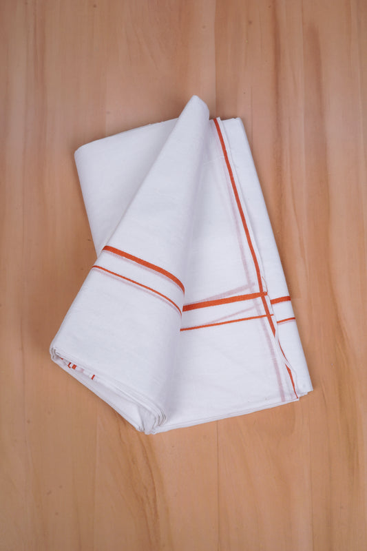 FCD-48 W/D DHOTI 3.80 MTR- Orange