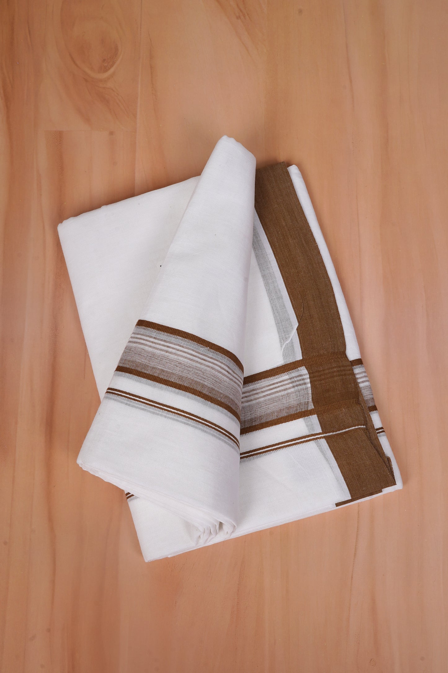 FCD-584 W/D DHOTI 3.80 MTR - Brown